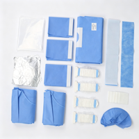 Kit chirurgical stérile jetable SJ pour implants dentaires, salle d'opération hospitalière, matériau SMS non tissé, infrarouge lointain