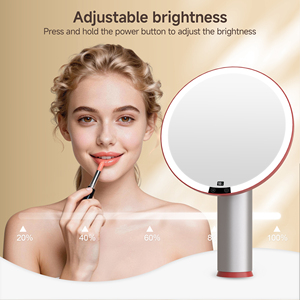 Miroir <span class=keywords><strong>de</strong></span> maquillage avec lumières, grand format, interrupteur tactile, lumière tricolore, miroir <span class=keywords><strong>de</strong></span> coiffeuse éclairé - Product Image 4