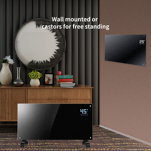 Yüksek kaliteli büyük ekran elektrikli ev konvektör duvara monte ayna cam panel ısıtıcı - Product Image 5