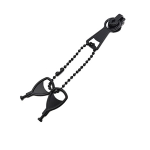 Tirette de <span class=keywords><strong>fermeture</strong></span> éclair YYX de luxe en alliage de zinc noir de haute qualité, personnalisée, en forme de clé, pour <span class=keywords><strong>fermeture</strong></span> éclair de bagages en nylon - Product Image 5