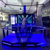 Simulateur de réalité virtuelle de tir MAKER pour parc d'attractions, plateforme de marche interactive 9D, jeu de tir VR 9D