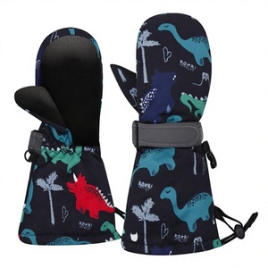 Gants de snowboard unisexes imperméables et thermiques pour l'extérieur, compatibles écran tactile, mitaines de ski chaudes personnalisées avec fermeture éclair Oxford - Product Image 2