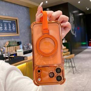 Funda magnética simple con correa de mano, a prueba de golpes, para iPhone 17 PRO - Product Image 1