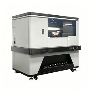Machine d'impression UV personnalisée haut de gamme bibo HH-G6Pro avec 5 têtes d'impression CMYK LC LM W V couleurs - Product Image 1