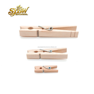 Pinces à linge classiques en bois de bouleau de 48 mm, 5000 pièces/boîte, lot économique, best-seller pour le bricolage et l'artisanat - Product Image 4