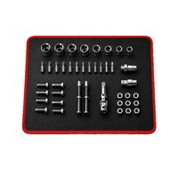 Ensemble de tapis magnétiques robustes pour outils, plateau magnétique pour mécaniciens, pour la réparation automobile et l'atelier de garage