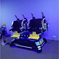 Machine d'arcade de réalité virtuelle 9D VR, simulateur de cinéma de jeu mécha VR 360°, parc d'attractions VR sportif en métal et plastique pour intérieur, vente chaude