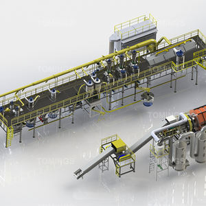 Équipement de broyage et de tri mécaniques, machine de pyrolyse anaérobie, processeur de recyclage de batteries au lithium - Product Image 4