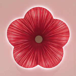 New Creative Pendant <b>Light</b> <b>Red</b> Flower Shape <b>LED</b> Chandelier For Restaurant Bar Hotel Decor - Product Image 4
