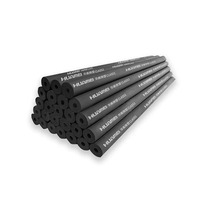 Tuyau d'isolation en caoutchouc classe B1, ignifuge, anti-gel, tube en mousse pour climatiseur, tuyau en cuivre, tuyau d'eau, 2m/pièce