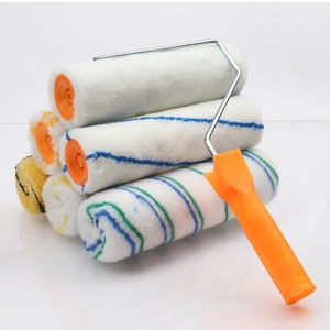 แปรงทาสีอุตสาหกรรมเกรด DIY ขนโพลีเอสเตอร์ ไม่มีมุมอับ ใช้กับสีเคลือบแบบมืออาชีพ ใช้ในบ้าน รับผลิตตามสั่ง (OEM) ขายส่งแบบม้วน - Product Image 1