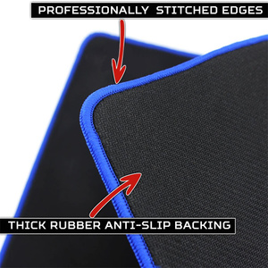 Lớn Đa Màu Khóa Cạnh Đen Gaming Mouse Pad Mở Rộng Biểu Tượng Tùy Chỉnh <span class=keywords><strong>Mousepad</strong></span> - Product Image 4