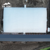 Stade gonflable soutenu par l'air pour le badminton, le basketball, le tennis, le football, gymnase sportif intérieur