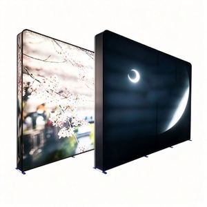 Portable Exhibition Backdrop LED Fabric <b>Light</b> <b>Box</b> for Trade Show Display Wall Collapsible Illuminated <b>Advertising</b> Stand Sign - Product Image 1