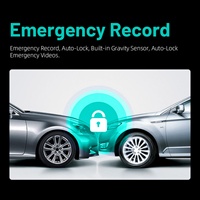 Moniteur Android universel 9,2 pouces avec caméra double enregistrement, aide au recul et GPS intégré - Écran tactile pour voiture