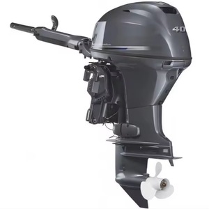 Nouveau moteur hors-bord F40FEHDL d'origine, 4 temps, 40 CV, 3 cylindres, refroidi par eau, direction arrière, démarrage électrique, levage assisté par pression d'air - Product Image 2