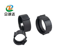 Custom Plastic Retaining Clip, C-Type Open Ring OEM Injection Molding Service