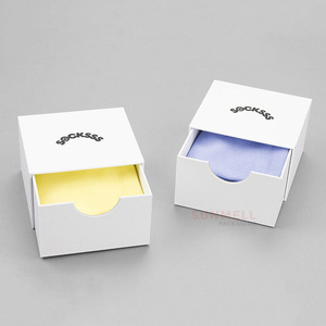 Tùy chỉnh các tông màu trắng ngăn kéo đồ lót cứng nhắc bao bì hộp vớ Hộp gói - Product Image 2