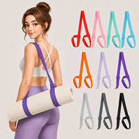 Eco Friendly Studio Practice Polyester Katoen Multi Functioneel Verstelbare Custom Logo Yoga Mat Draagband