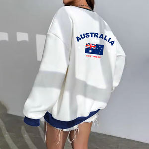 Alta calidad al por mayor de fabricación personalizada sudadera de algodón Unisex impreso Equipo Nacional Jersey hombres pulóver sudadera - Product Image 3