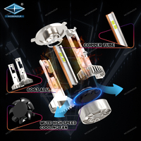 OEM 190W NL 19000Lm 9007 9005 HB3 H7 LED coche luz lámpara Canbus Luces Focos 12V 360 Auto bombilla H11 H4 Led faro 6500K nuevo