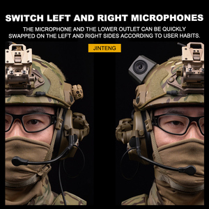 Accesorios <span class=keywords><strong>de</strong></span> caza Protección táctica para los oídos Auriculares sin cancelación <span class=keywords><strong>de</strong></span> ruido Equipo <span class=keywords><strong>de</strong></span> defensa personal - Product Image 5
