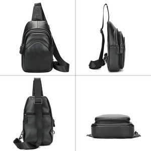 Tas Selempang Dada Kulit Asli Pria MARRANT 9000, Tas Bahu Travel, Tas Selempang Kulit, Tas Dada Pria - Product Image 5