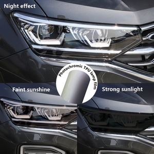Película Protectora de Pintura TPU para Faros Delanteros y Traseros de Automóviles, Fotocromática UV Inteligente, de Luz LED, de Blanco a Negro - Product Image 2