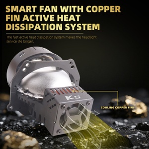 Sanvi Nouveau K5 Double lentille Prime 6000K 92W Phares de voiture LED avec lentille de projecteur - Product Image 3