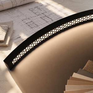 SHIZI Moderne Gebogene <span class=keywords><strong>LED</strong></span>-Wandleuchte mit Wabendiffusor, Architektonische Lineare Beleuchtung in Warmweiß für Hotel-Lobby und Wohnzimmer, OEM - Product Image 6