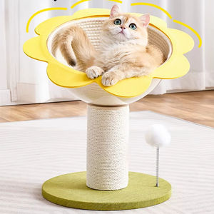 Cat <b>Climbing</b> <b>Frame</b> cat Nest Integrated Sunflower Wear-resistant cat Scratch <b>Frame</b> cat Teasing Stick cat <b>Climbing</b> Column - Product Image 4