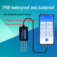 Sensor de Suelo 8 en 1 con USB Tipo-C, Versión 2026, para Medir Temperatura, Humedad, NPK, EC, Fertilidad y pH del Suelo en Agricultura Inteligente