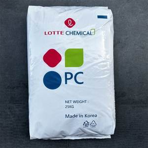 Granulés de polycarbonate PC1220 de Lotte Chemical Factory Direct Supply, haute transparence, résistants aux UV, qualité moulage par injection, fibres - Product Image 1