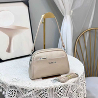Sac à bandoulière en cuir PU grande capacité pour femme, avec fermeture éclair et doublure en polyester, nouvelle collection printemps-été