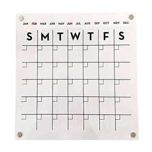 Stock Magnetic Acrylic Dry Erase Writing <b>Board</b> Transparent Calendar <b>Board</b> Acrylic Weekly Notepad Magnetic <b>Magnet</b> Calendar - Product Image 5