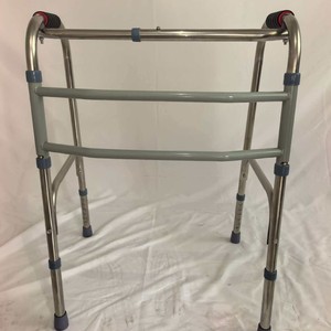 Walking Aid Stainless Steel Folding Walker Non Slip Outdoor Rehabilitation Support For Elderly Mobility Assistance - Product Image 3