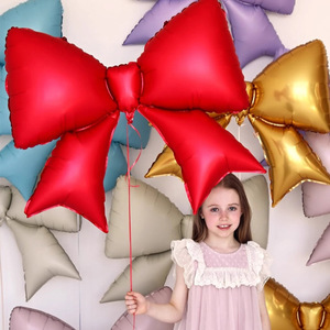<span class=keywords><strong>Ballon</strong></span> géant en forme <span class=keywords><strong>de</strong></span> nœud papillon, or rose, rouge, or, violet, bleu clair, ballons en hélium, décoration <span class=keywords><strong>de</strong></span> fête pour fille, anniversaire - Product Image 1