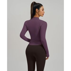 Chaqueta Deportiva Corta para Mujer FOXA, con Cierre Completo, Ligera, Ajustada, para Yoga, con Bolsillo - Product Image 4