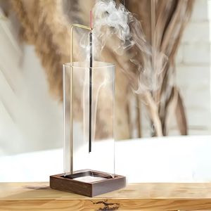 Removable Glass Ash Catcher Holder Mess-Free Aromatherapy <b>Diffuser</b> for Meditation Yoga Spa-for Burner <b>Sticks</b> - Product Image 1