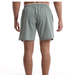 Supplier Gym Sport Casual Mid Waist Mens Training Spandex Elastic Waist <b>Athletic</b> Custom Logo Quick Dry Sports Shorts - Product Image 2