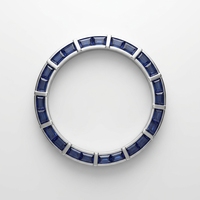 Boîtier de montre haut de gamme personnalisé en moissanite et diamants ronds pour la réparation de montres-bracelets