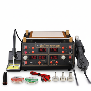 Station de dessoudage à air chaud 4-en-1 de haute qualité 8784D, table de soudage, contrôle de température 3A 15V/220V 5C pour téléphone portable - Product Image 5