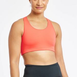 Top Deportivo Transparente para Entrenamiento, Top de Maternidad, Top Bandeau Sin Costuras, Top de Baño con Copas Cosidas, Sujetador Deportivo de Compresión - Product Image 1