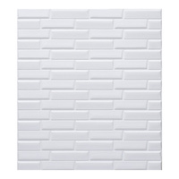 Autocollant décoratif pour la maison, autocollant en mousse, vinyle pas cher, brique de plafond, papier peint imperméable pour la chambre, papier peint 3D