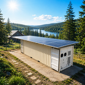 Chambre Froide Solaire <span class=keywords><strong>Prix</strong></span> Mini Conteneur Réfrigéré pour Hôtels Stockage Alimentaire et Boissons Unité Réfrigérateur-Congélateur Alimentée par Énergie Solaire - Product Image 1