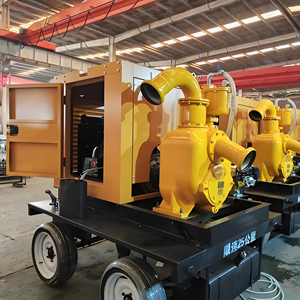 รถปั๊มน้ำดีเซลยกสูงแบบดูดน้ำเองได้ สำหรับควบคุมน้ำท่วมในเขตเทศบาล  ปั๊มน้ำเคลื่อนที่แบบไหลแรง  รถปั๊มน้ำสำหรับระบายน้ำ - Product Image 5