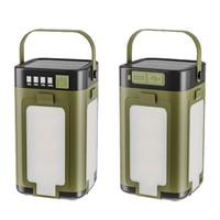Bande lumineuse LED solaire pour camping avec crochet à 4 feuilles, lanterne de tente portable et lampe torche, étanche et rechargeable pour l'extérieur