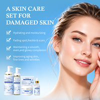 Kit Éclaircissant au Glutathion Marque Blanche pour Peaux Ternes et Irrégulières – Lotion Corporelle, Sérum, Crème et Savon Visage à la Vitamine E – Soin OEM
