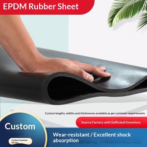 Lámina de caucho natural de <span class=keywords><strong>neopreno</strong></span> EPDM personalizable, resistente al envejecimiento, aislante, resistente a ácidos y álcalis, de 3 mm, fabricada en China - Product Image 3