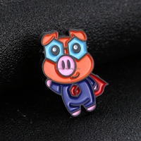 Broche personnalisée en métal or rose 3D avec logo, épingle longue pour foulard avec perle et strass, technique de placage
